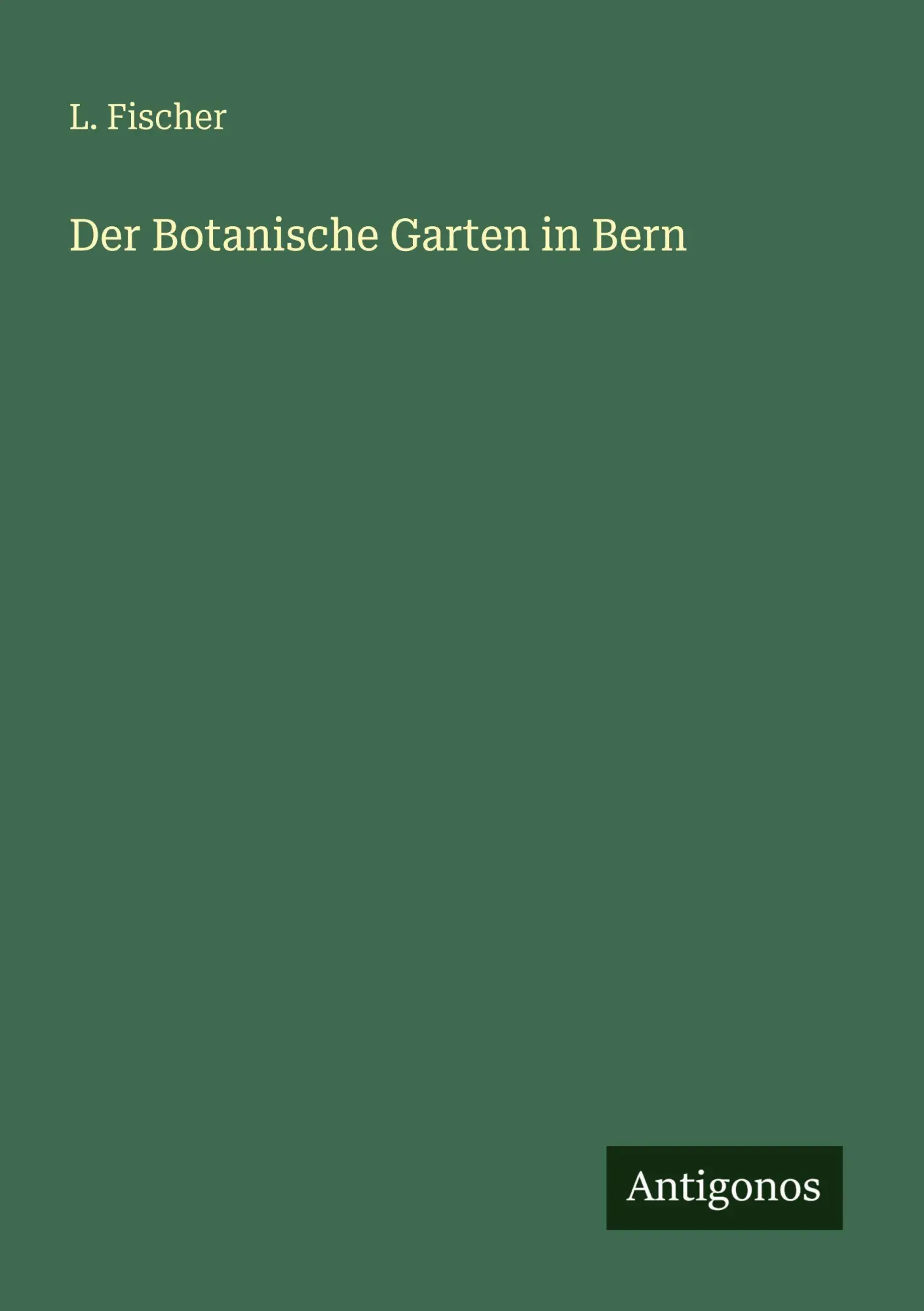 Der Botanische Garten in Bern