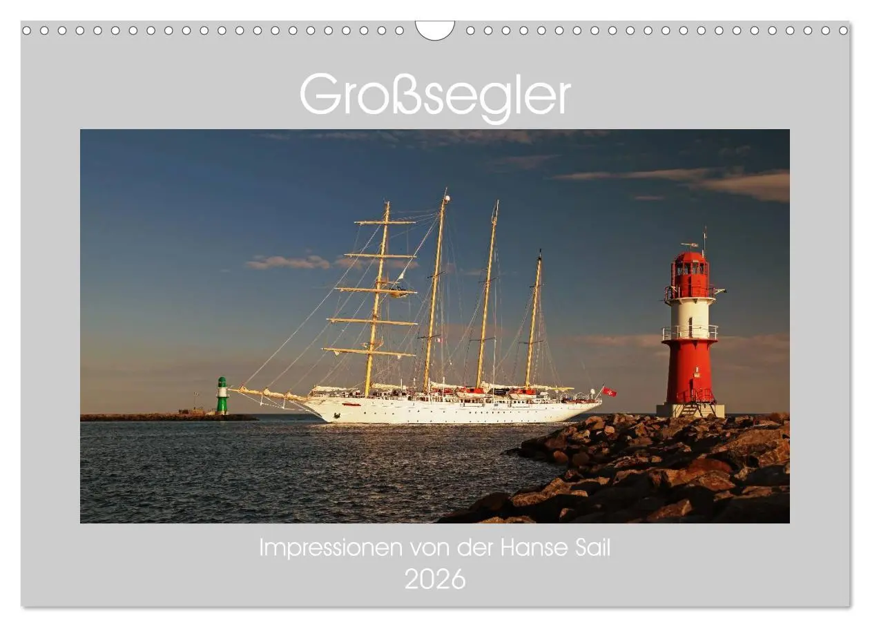 Cover: 9783516161847 | Großsegler (Wandkalender 2026 DIN A3 quer), CALVENDO Monatskalender