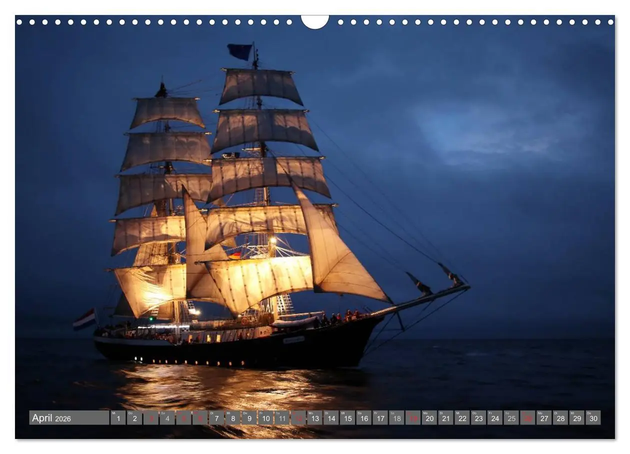 Bild: 9783516161847 | Großsegler (Wandkalender 2026 DIN A3 quer), CALVENDO Monatskalender