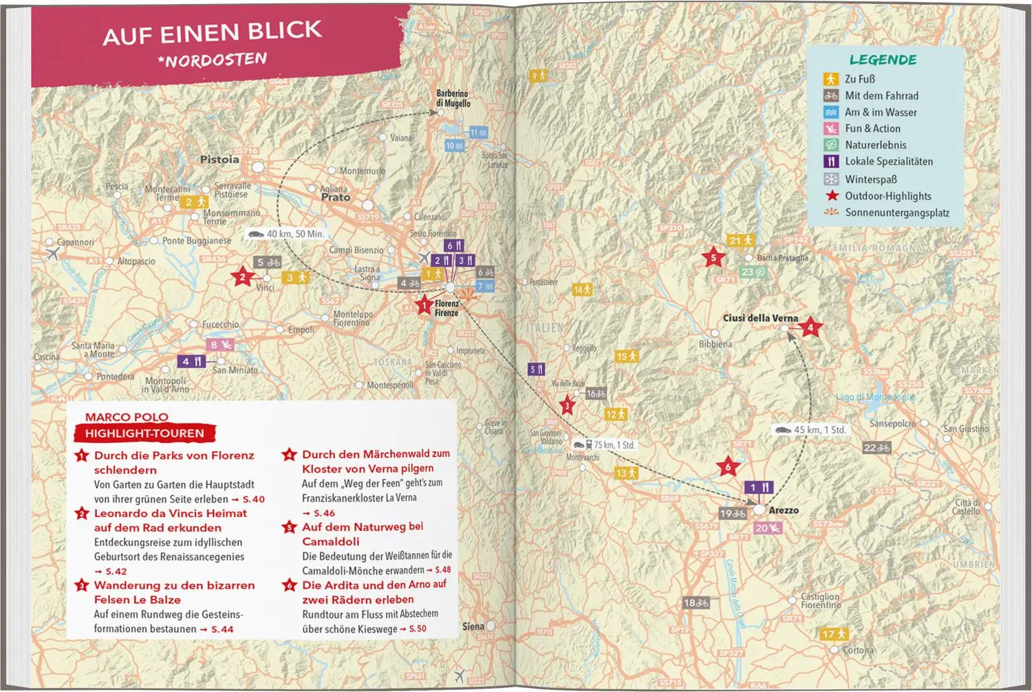 Bild: 9783575021847 | MARCO POLO OUTDOOR GUIDE Reiseführer Toskana | Maximilian Fleschhut