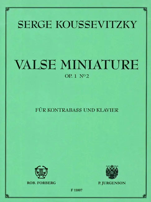 Valse miniature, op. 1,2