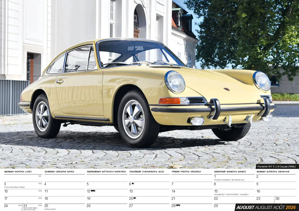 Bild: 9798893611847 | Porsche Classics Kalender 2026 | Klassik | Kalender | 14 S. | Deutsch