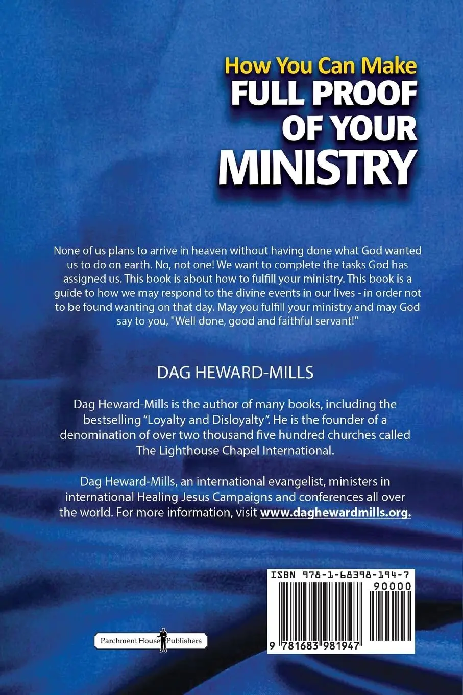 Rückseite: 9781683981947 | How You Can Make Full Proof Of Your Ministry | Taschenbuch | Englisch