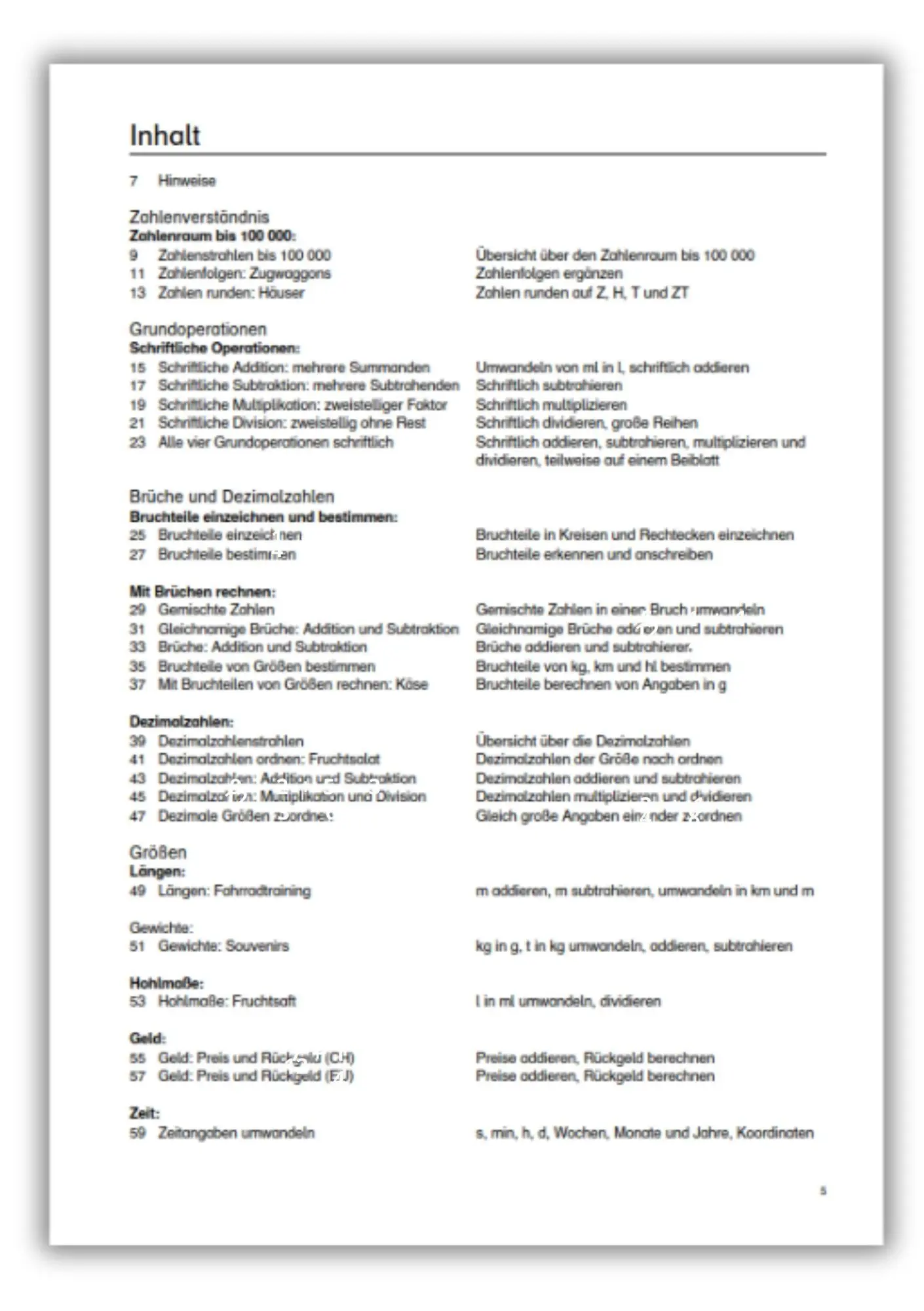 Bild: 9783867231947 | Quer durchs Jahr in Mathe 5 | Melanie Hunkeler | Taschenbuch | 60 S.