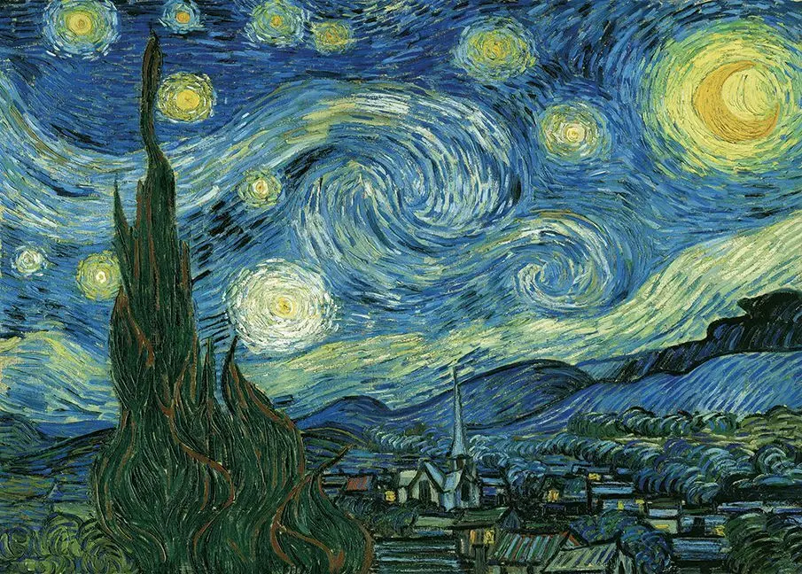 Bild: 628136812047 | Starry Night by van Gogh (Puzzle) | Spiel | In Spielebox | 8220-1204