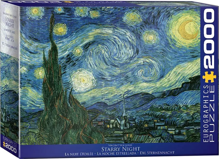Bild: 628136812047 | Starry Night by van Gogh (Puzzle) | Spiel | In Spielebox | 8220-1204