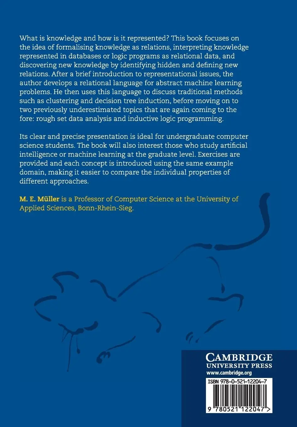 Rückseite: 9780521122047 | Relational Knowledge Discovery | M. E. Müller | Taschenbuch | Englisch