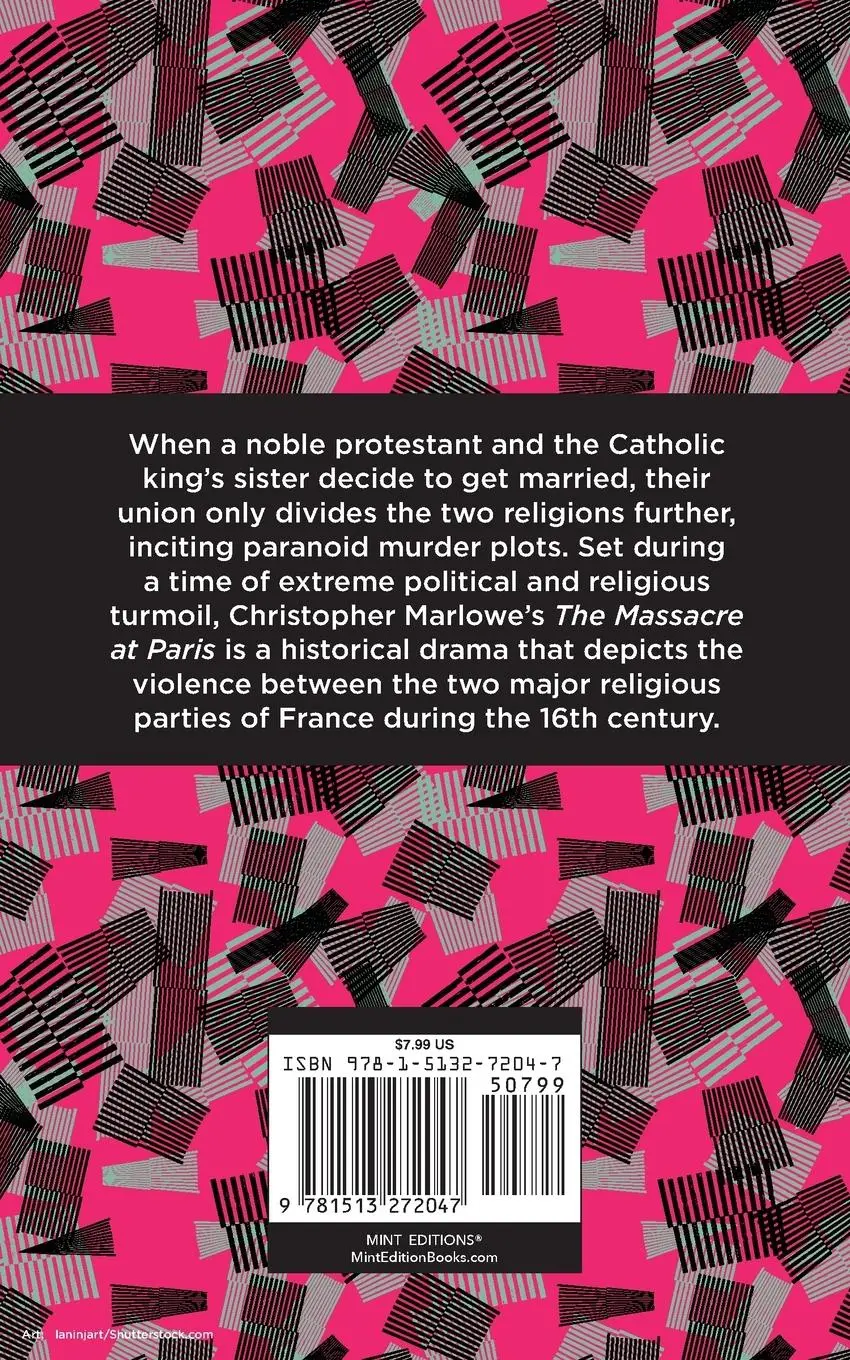 Rückseite: 9781513272047 | Massacre at Paris | Christopher Marlowe | Taschenbuch | Englisch