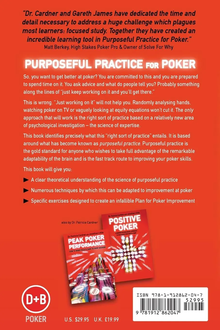 Rückseite: 9781912862047 | Purposeful Practice for Poker | Cardner (u. a.) | Taschenbuch | 2021