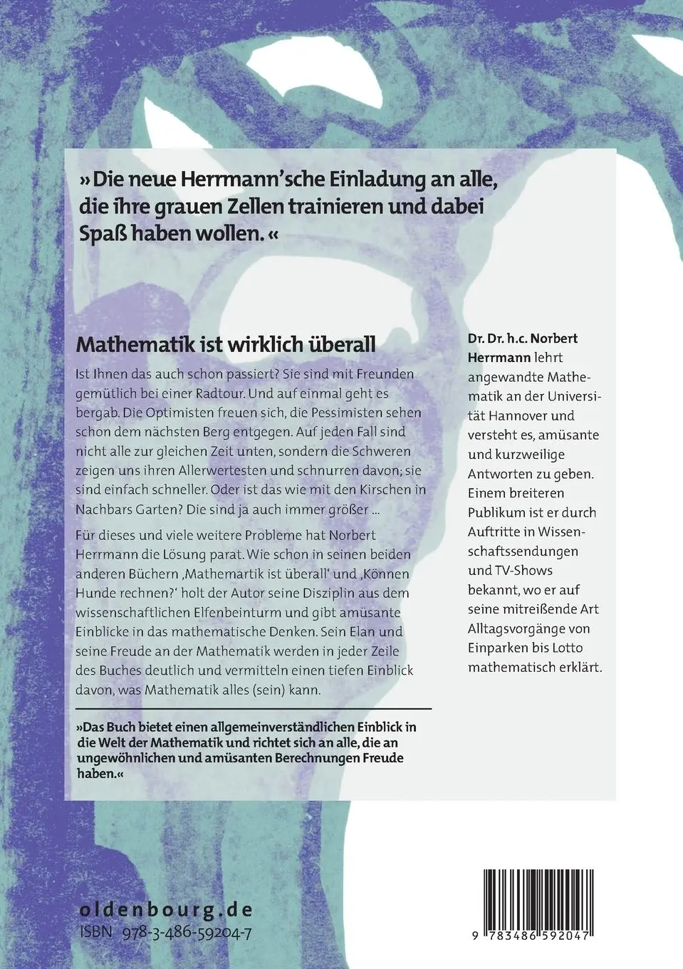 Rückseite: 9783486592047 | Mathematik ist wirklich überall | Norbert Herrmann | Taschenbuch