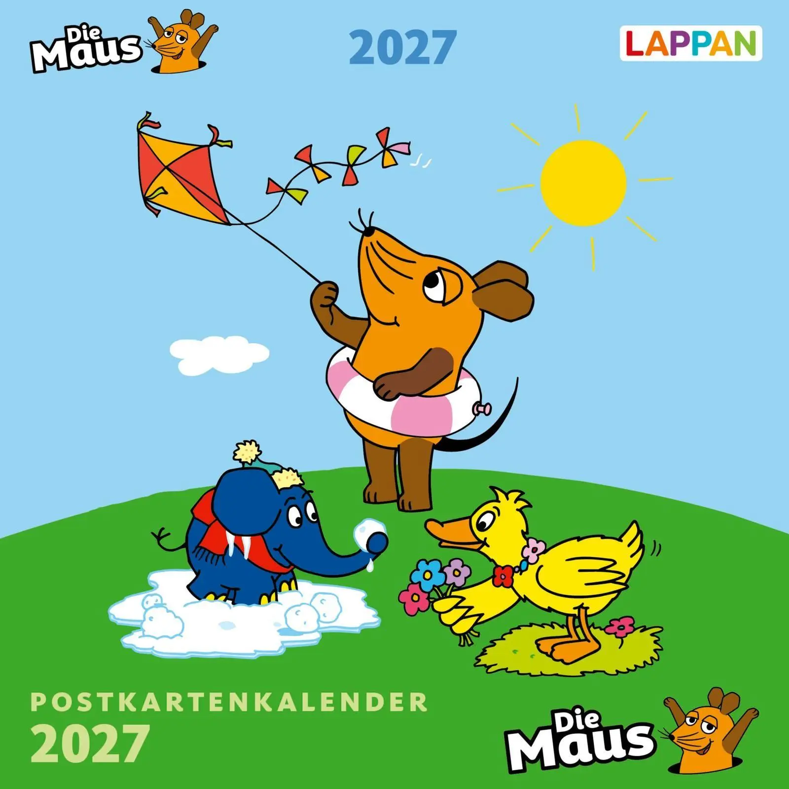 Cover: 9783830322047 | Der Kalender mit der Maus - Postkartenkalender 2027 | Lappan Verlag