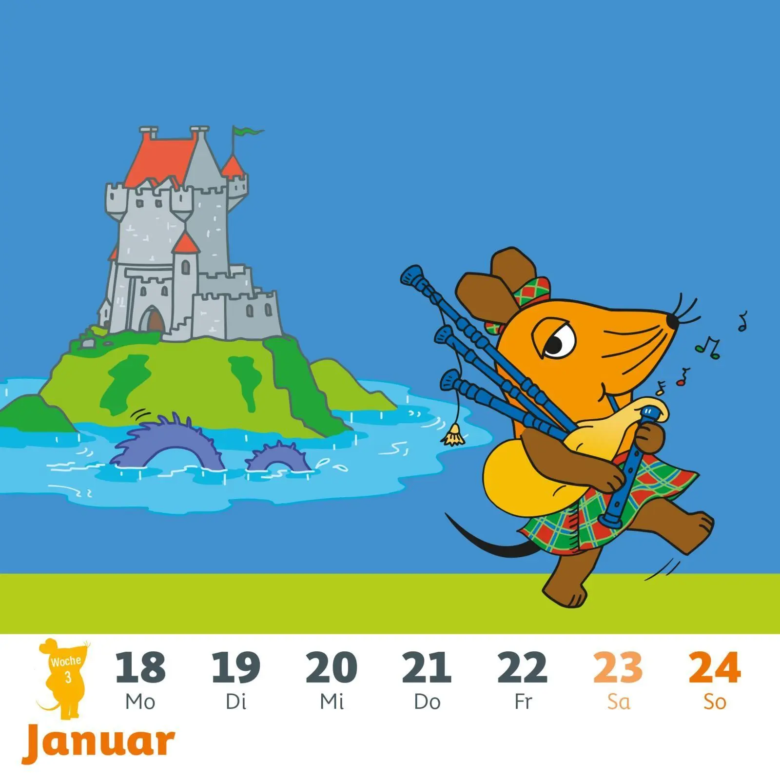 Bild: 9783830322047 | Der Kalender mit der Maus - Postkartenkalender 2027 | Lappan Verlag