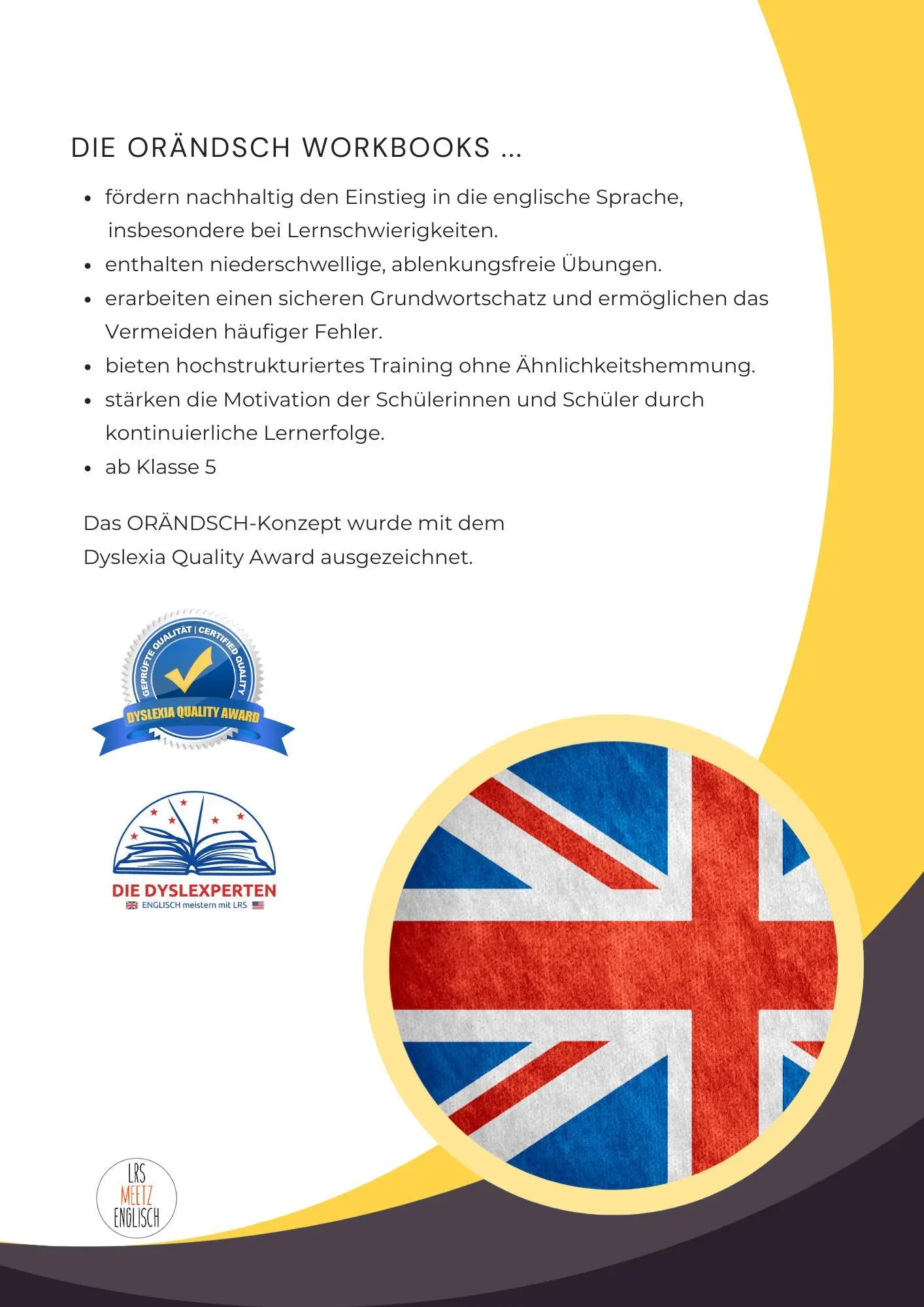 Rückseite: 9783982342047 | Orändsch Workbook Band 5 if-Sätze Typ 1 2 3 und Passive | Jehle | Buch