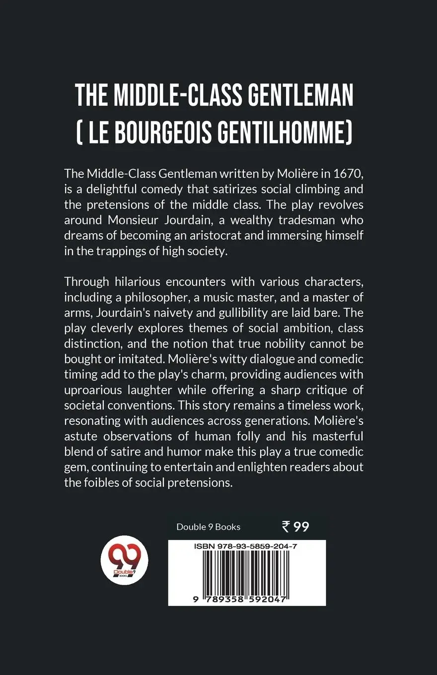 Rückseite: 9789358592047 | The Middle-Class Gentleman ( le bourgeois gentilhomme) | Moliere