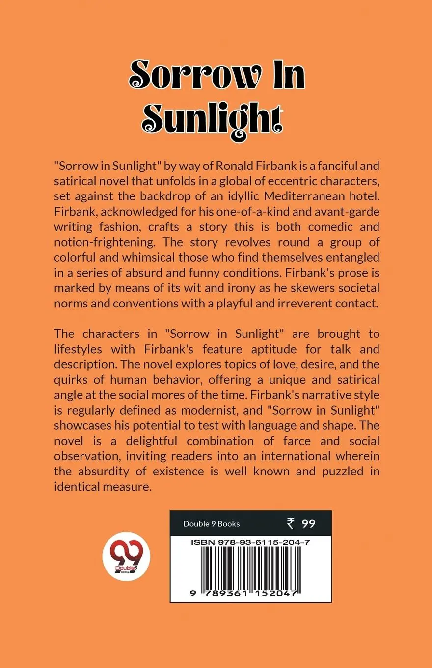 Rückseite: 9789361152047 | Sorrow In Sunlight | Ronald Firbank | Taschenbuch | Englisch | 2024