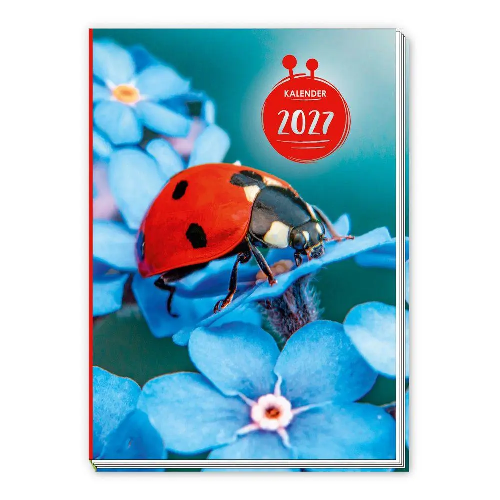 Cover: 4251901512147 | TRÖTSCH - Taschenkalender A7 Marienkäfer 2027 | Mini-Terminkalender