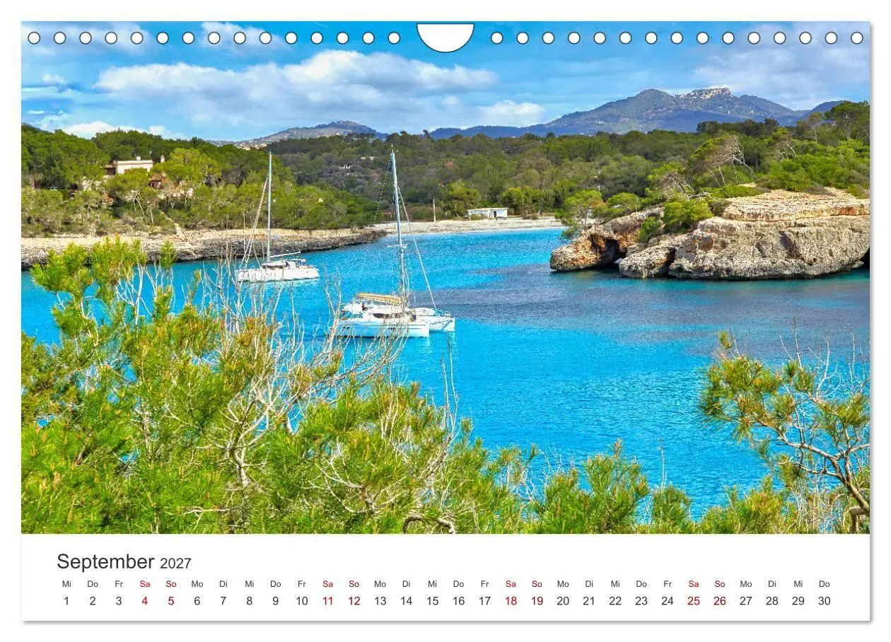 Bild: 9783569502147 | Mallorca Traumhafte Insel (Wandkalender 2027 DIN A4 quer), CALVENDO...