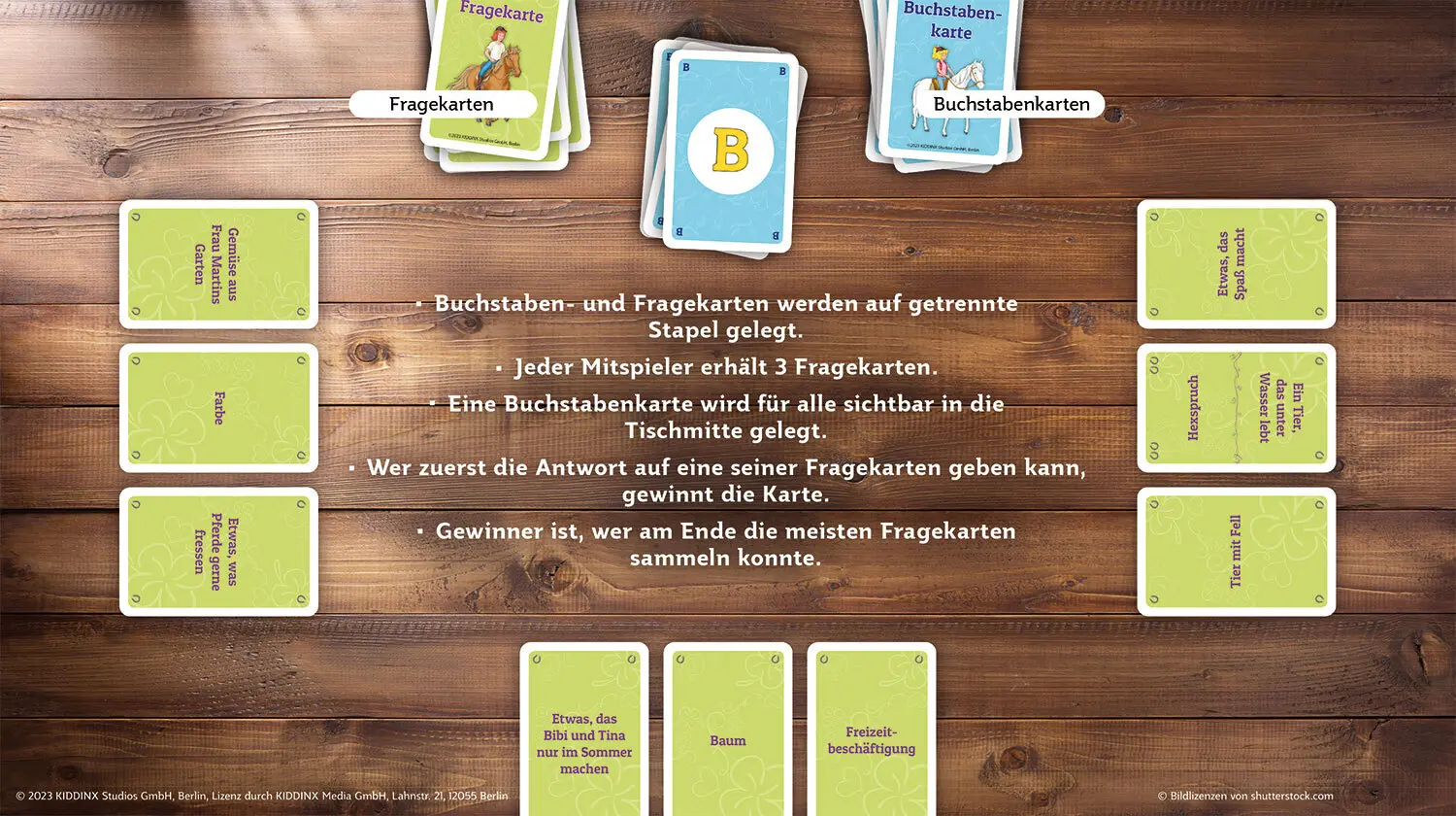 Bild: 4042677052247 | Bibi&amp;Tina® - Stad Name Martinshof | ASS Altenburger | Spiel | Deutsch
