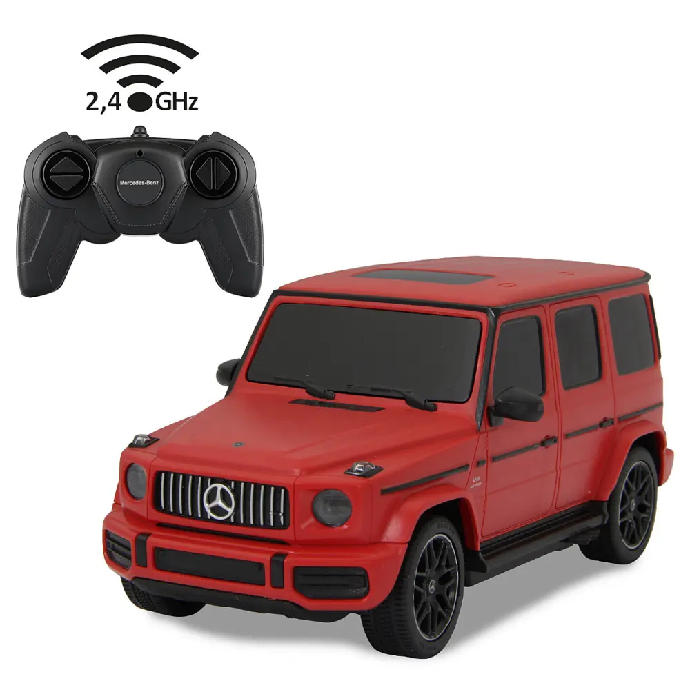 Cover: 4042774452247 | Jamara Mercedes-Benz AMG G63 1:24 rot 27MHz | In Karton | 405193
