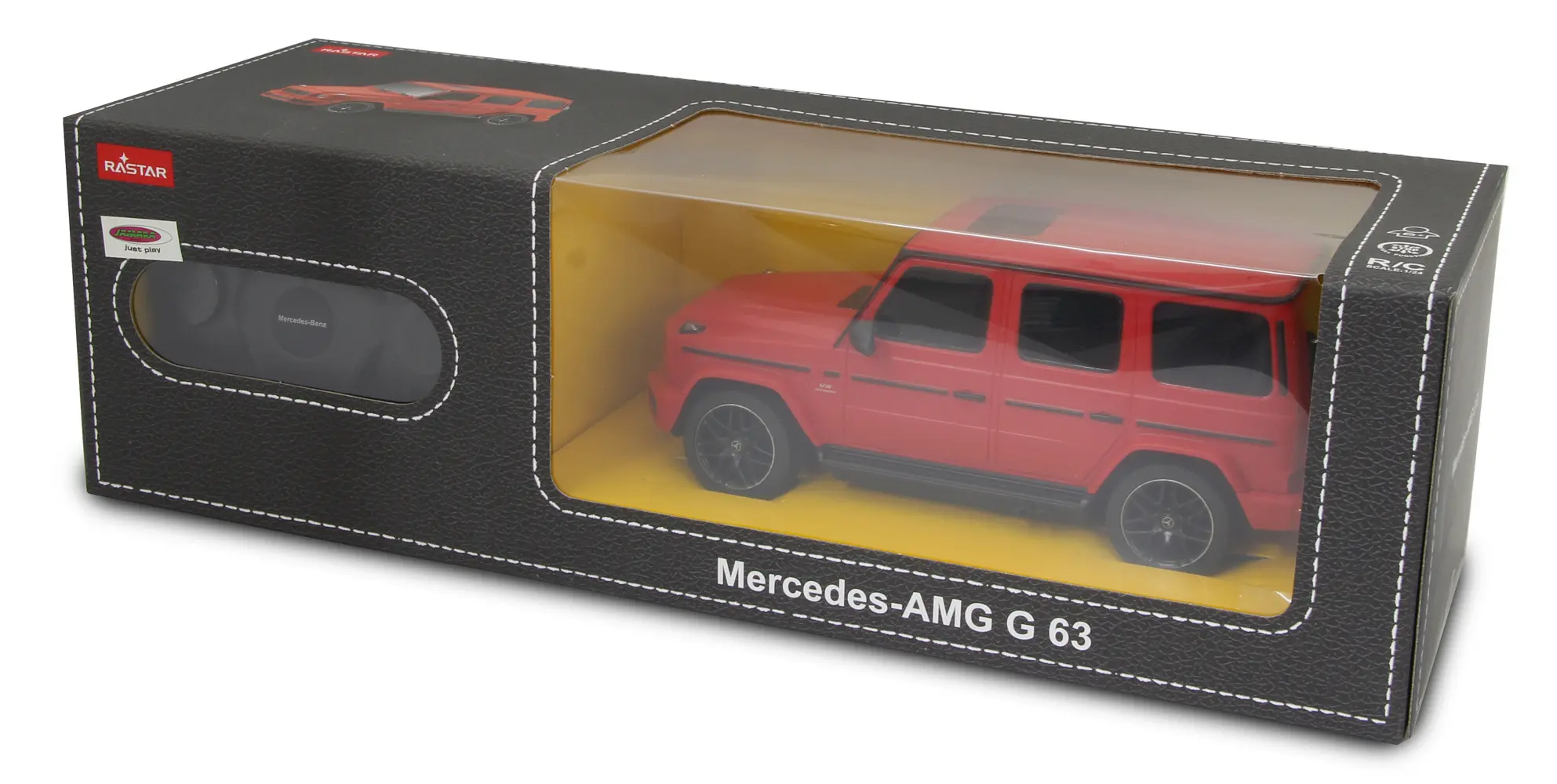 Bild: 4042774452247 | Jamara Mercedes-Benz AMG G63 1:24 rot 27MHz | In Karton | 405193