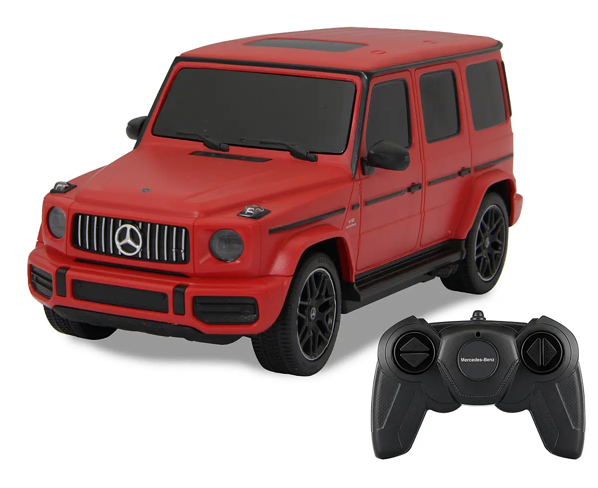 Bild: 4042774452247 | Jamara Mercedes-Benz AMG G63 1:24 rot 27MHz | In Karton | 405193