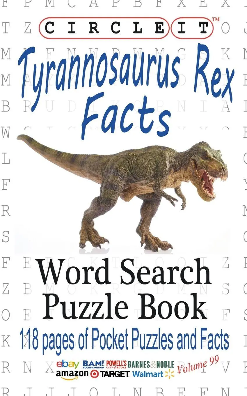 Cover: 9781945512247 | Circle It, Tyrannosaurus Rex Facts, Word Search, Puzzle Book | Buch