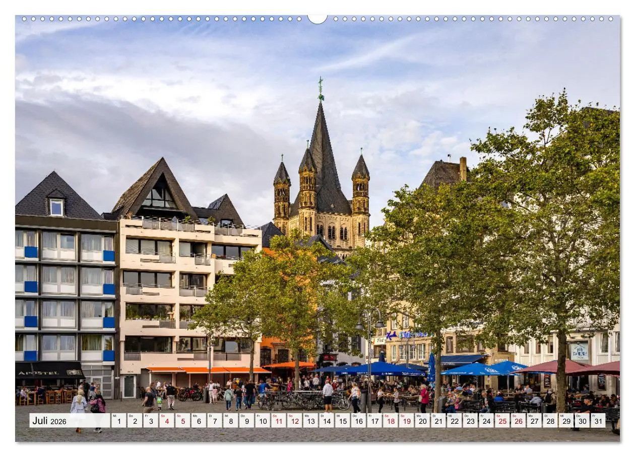 Bild: 9783457482247 | Cologne - Köln (Wandkalender 2026 DIN A2 quer), CALVENDO...