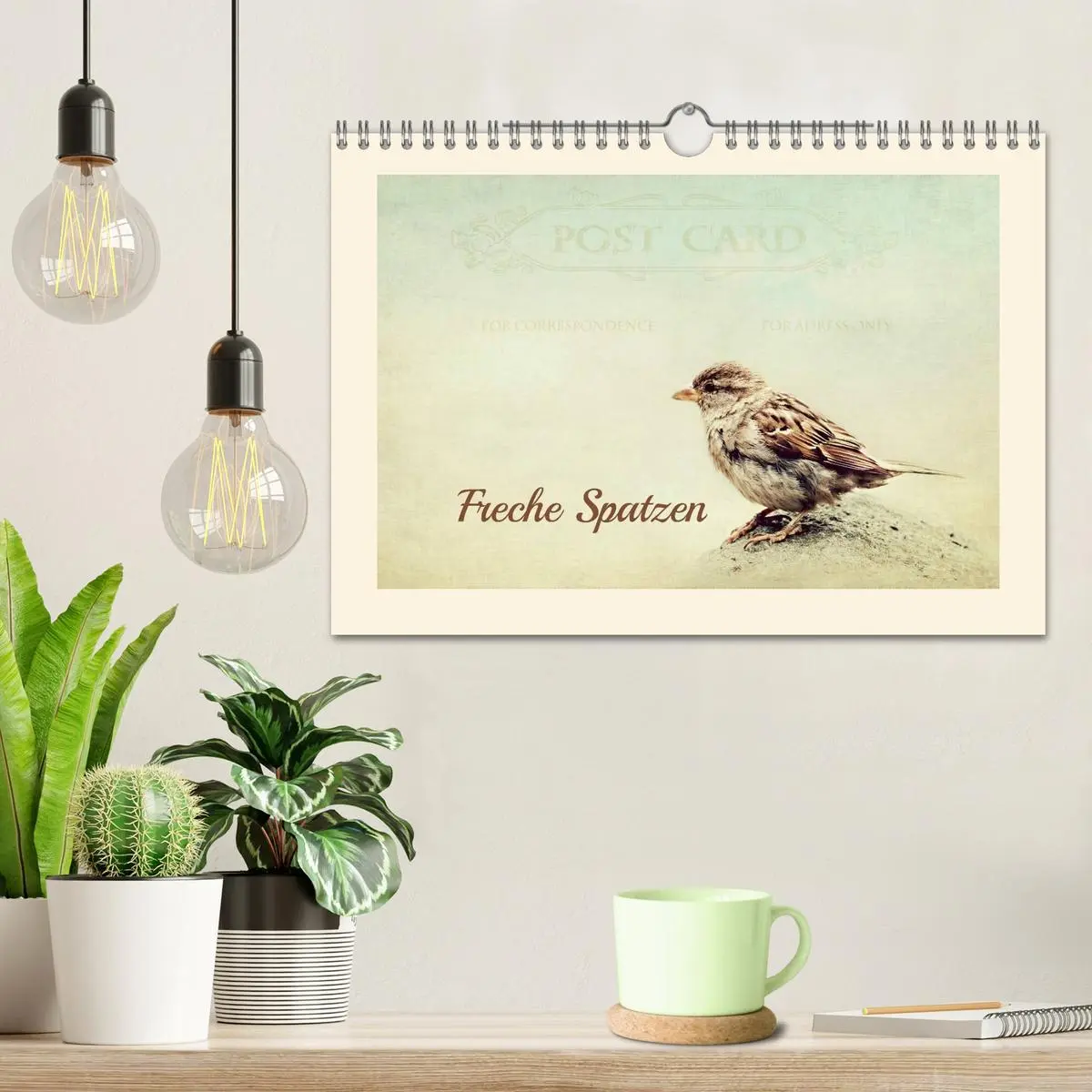 Bild: 9783516192247 | Freche Spatzen (Wandkalender 2026 DIN A4 quer), CALVENDO...