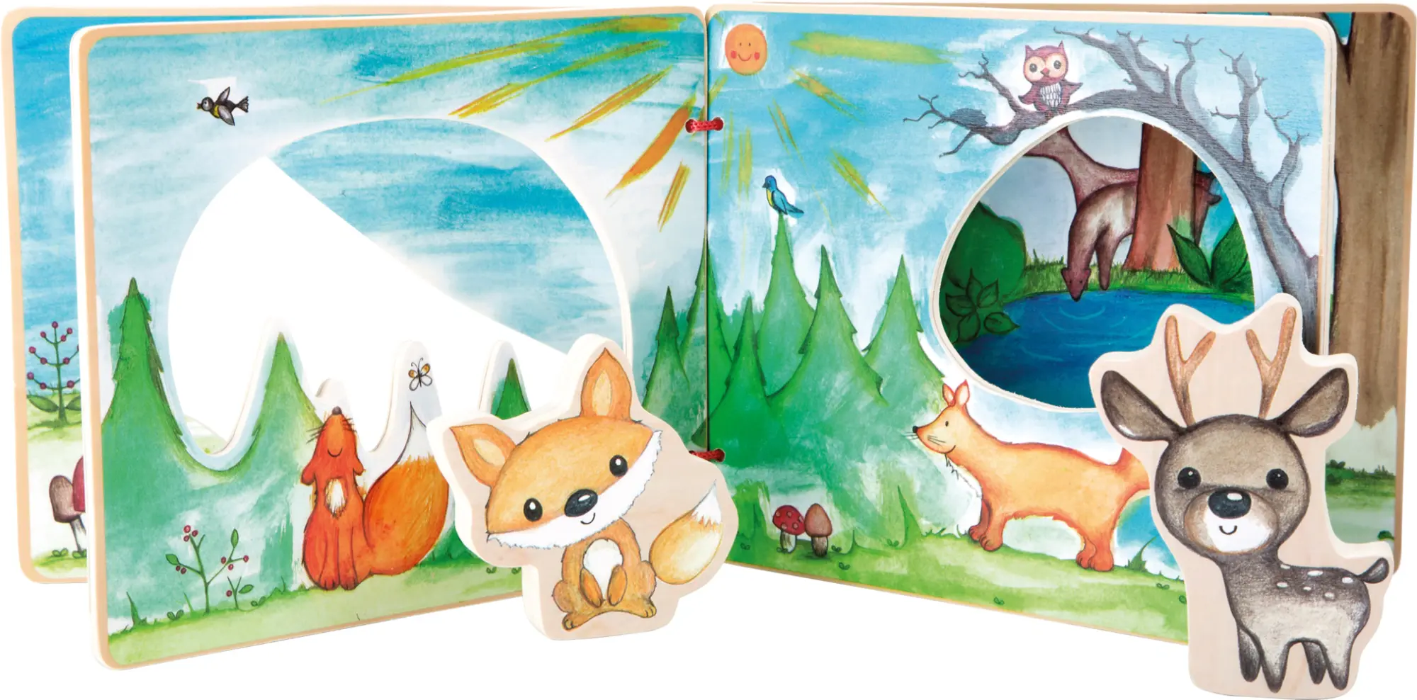 Cover: 4020972112347 | Bilderbuch Waldlandschaft, interaktiv | small foot | 11234 | Deutsch