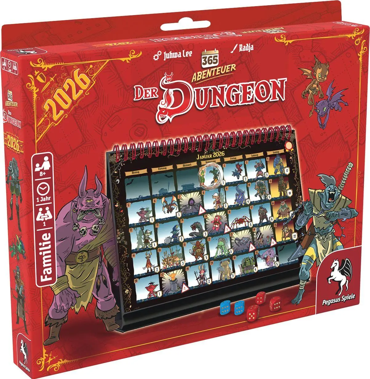 Cover: 4250231742347 | 365 Abenteuer - Der Dungeon [Edition 2026] | Spiel | 18900G | Deutsch