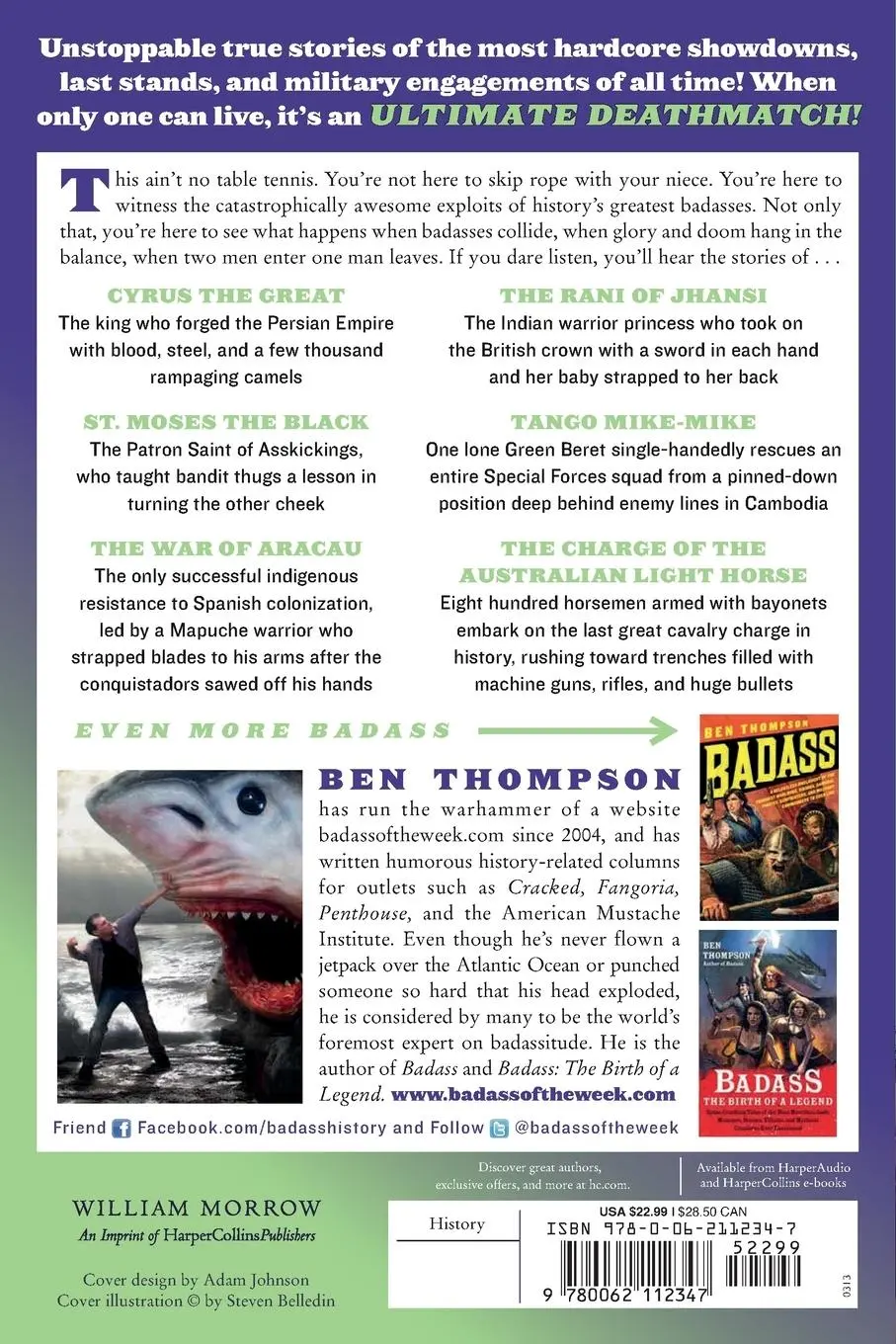 Rückseite: 9780062112347 | Badass | Ultimate Deathmatch | Ben Thompson | Taschenbuch | Englisch