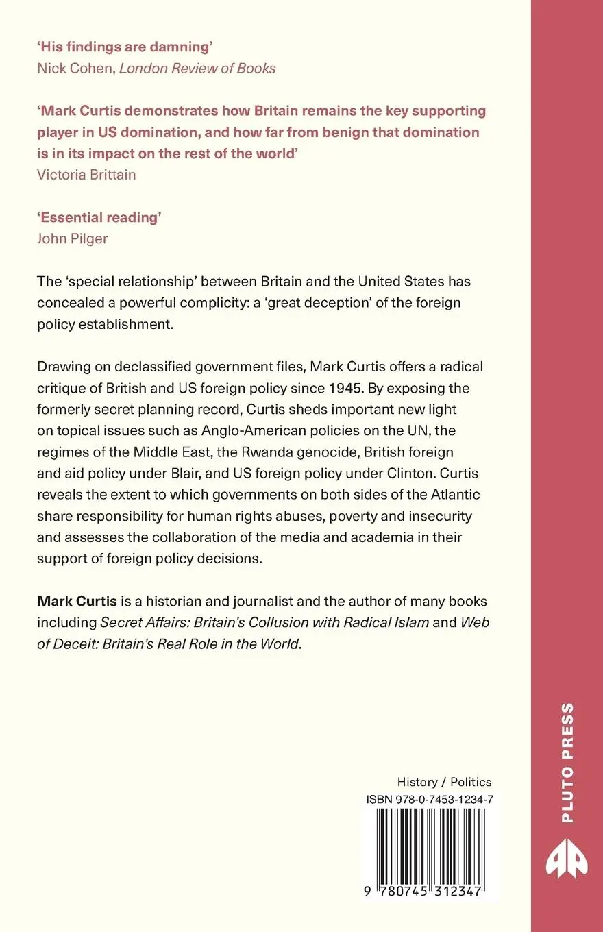 Rückseite: 9780745312347 | The Great Deception | Anglo-American Power And World Order | Curtis
