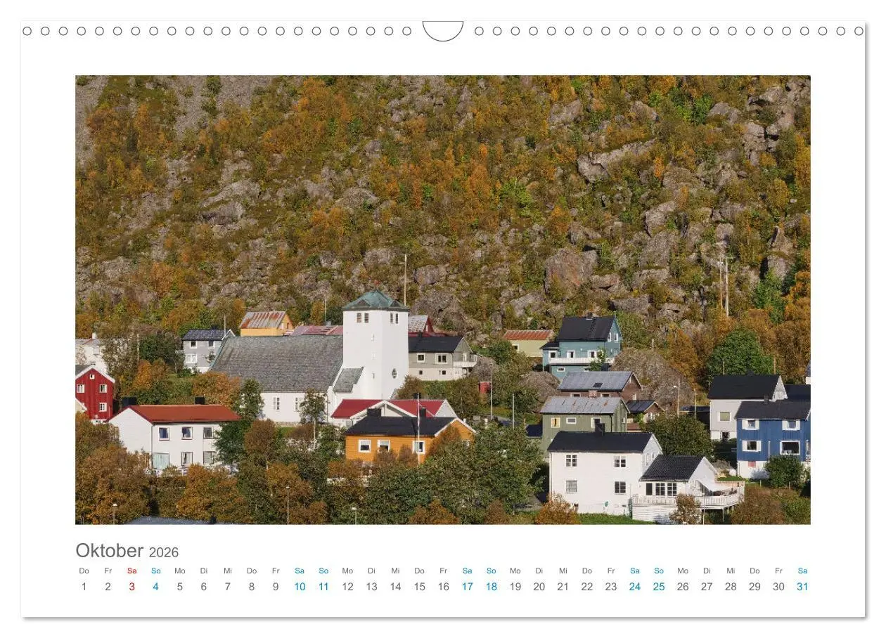 Bild: 9783457302347 | Kurs Nord - mit dem Postschiff (Wandkalender 2026 DIN A3 quer),...
