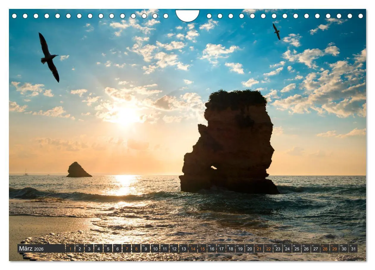 Bild: 9783457922347 | ALGARVE - Urlaub für die Seele (Wandkalender 2026 DIN A4 quer),...