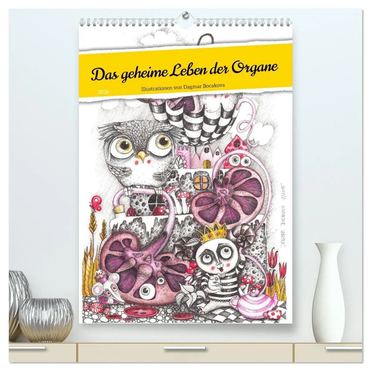 Cover: 9783516322347 | Das geheime Leben der Organe (hochwertiger Premium Wandkalender...