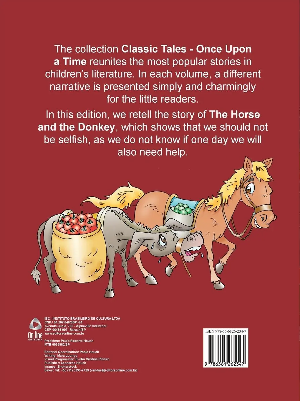 Rückseite: 9786561262347 | Classic Tales Once Upon a Time The Horse and The Donkey | Editora