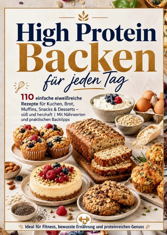 Cover: 9789403932347 | HIGH PROTEIN BACKEN FÜR JEDEN TAG | Corinna Starkfeld | Taschenbuch