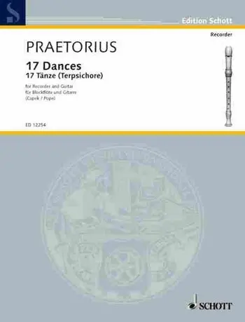 Cover: 9790220122347 | 17 Dances | Terpsichore | Michael Praetorius | Buch | 1986