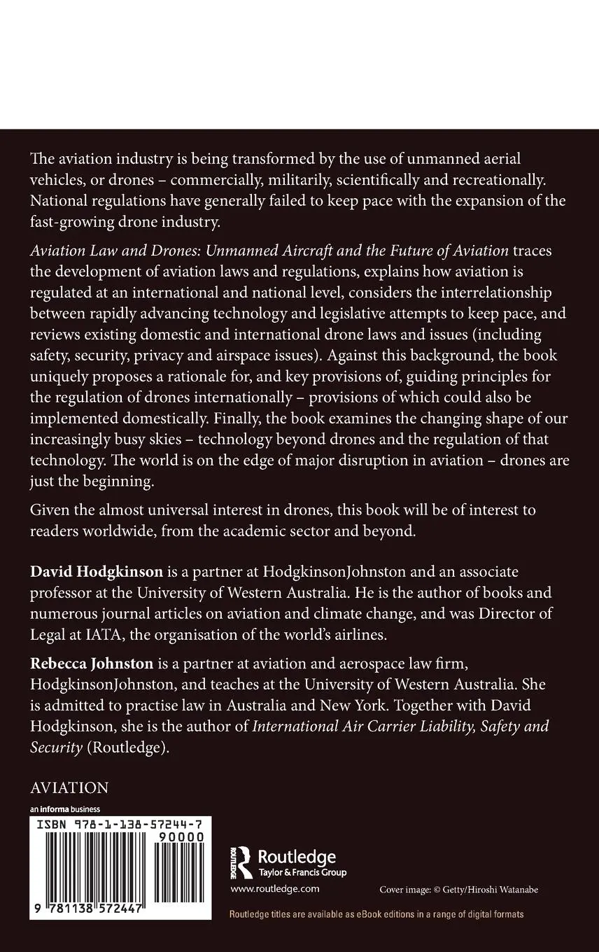 Rückseite: 9781138572447 | Aviation Law and Drones | Unmanned Aircraft and the Future of Aviation