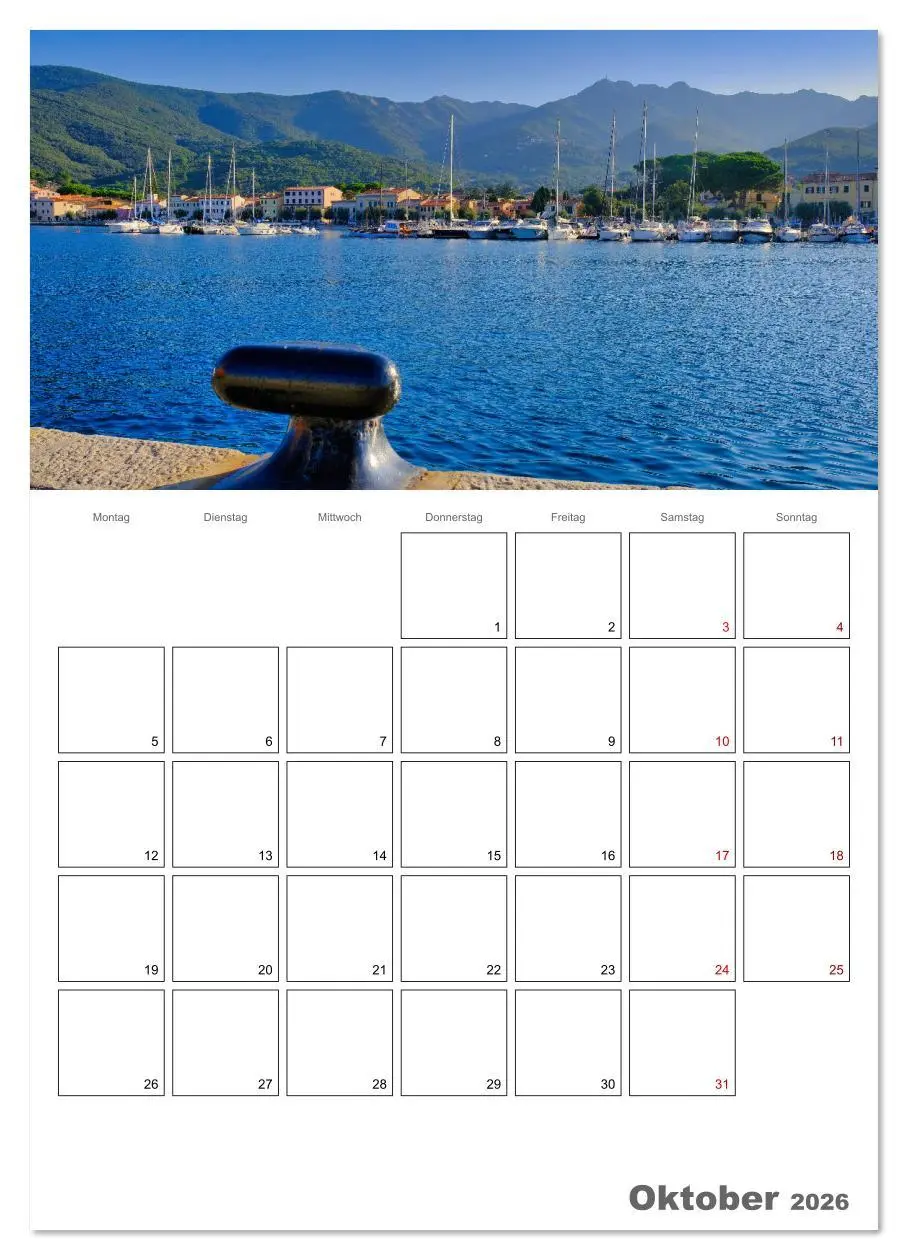 Bild: 9783516622447 | Faszinierendes Elba (Wandkalender 2026 DIN A4 hoch), CALVENDO...