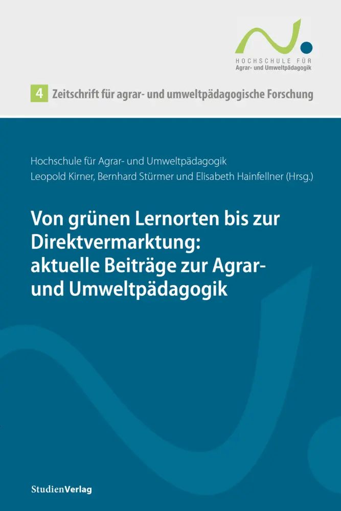 Cover: 9783706562447 | Zeitschrift für agrar- und umweltpädagogische Forschung 4 | Buch