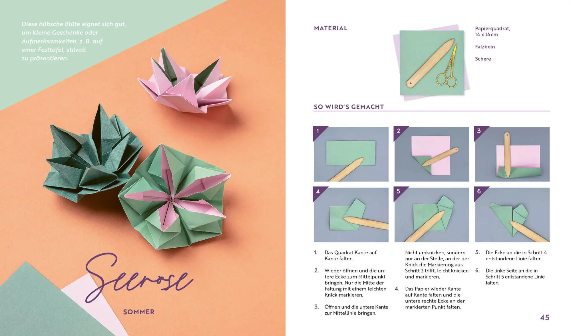 Bild: 9783745932447 | Origami-Flowers - Wunderschöne Blüten zum Dekorieren &amp; Verschenken