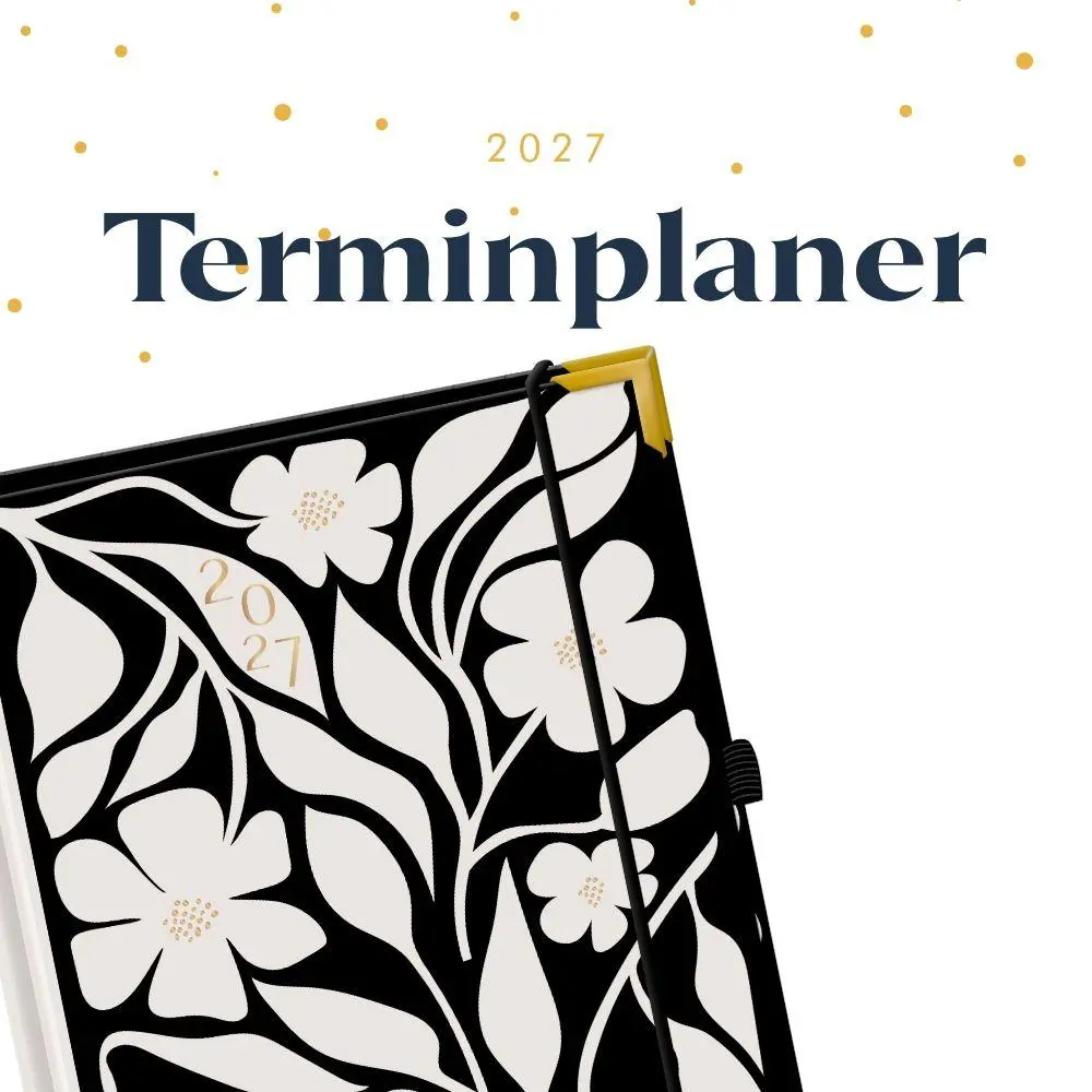 Bild: 9783986362447 | Terminplaner A5 Premium 2027 Blumen | Premium-Terminplaner | Original