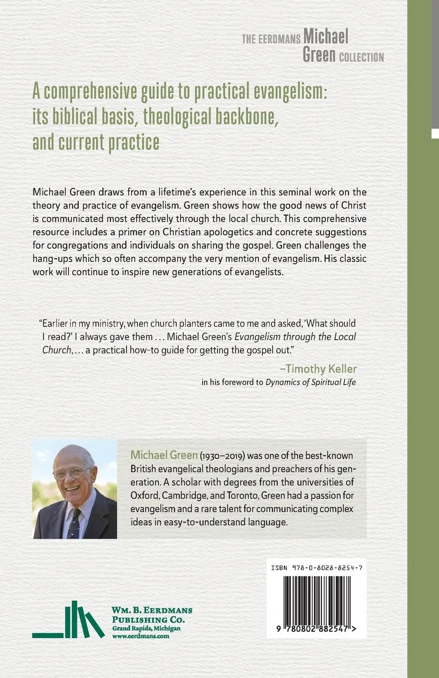 Rückseite: 9780802882547 | Evangelism Through the Local Church | Michael Green | Taschenbuch