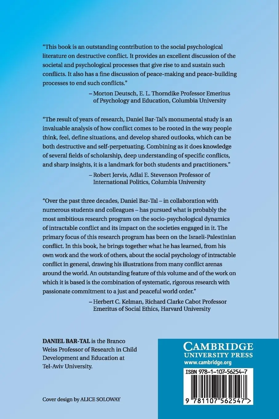Rückseite: 9781107562547 | Intractable Conflicts | Daniel Bar-Tal | Taschenbuch | Englisch | 2015