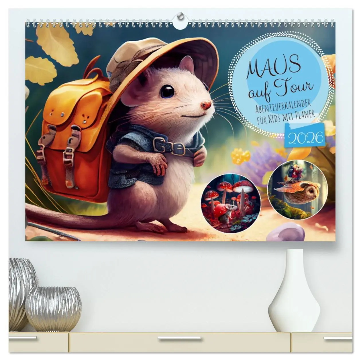 Cover: 9783457382547 | Maus auf Tour - Abenteuerkalender für Kids mit Planer (hochwertiger...