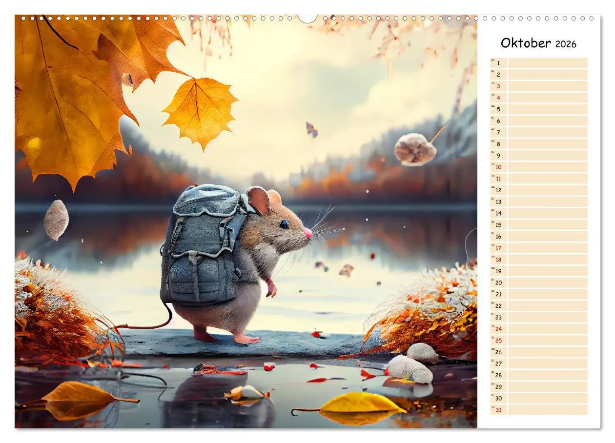 Bild: 9783457382547 | Maus auf Tour - Abenteuerkalender für Kids mit Planer (hochwertiger...
