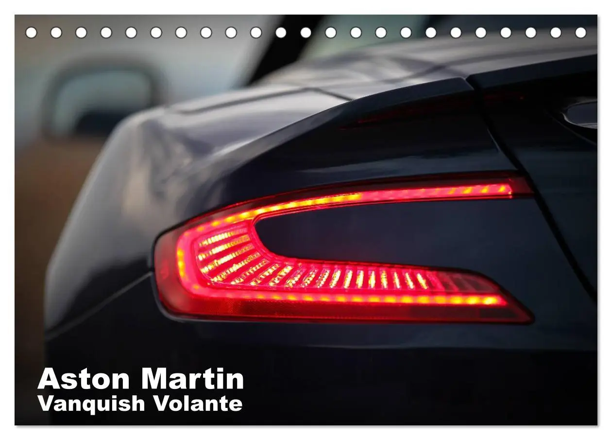 Cover: 9783516162547 | Aston Martin Vanquish Volante (Tischkalender 2026 DIN A5 quer),...