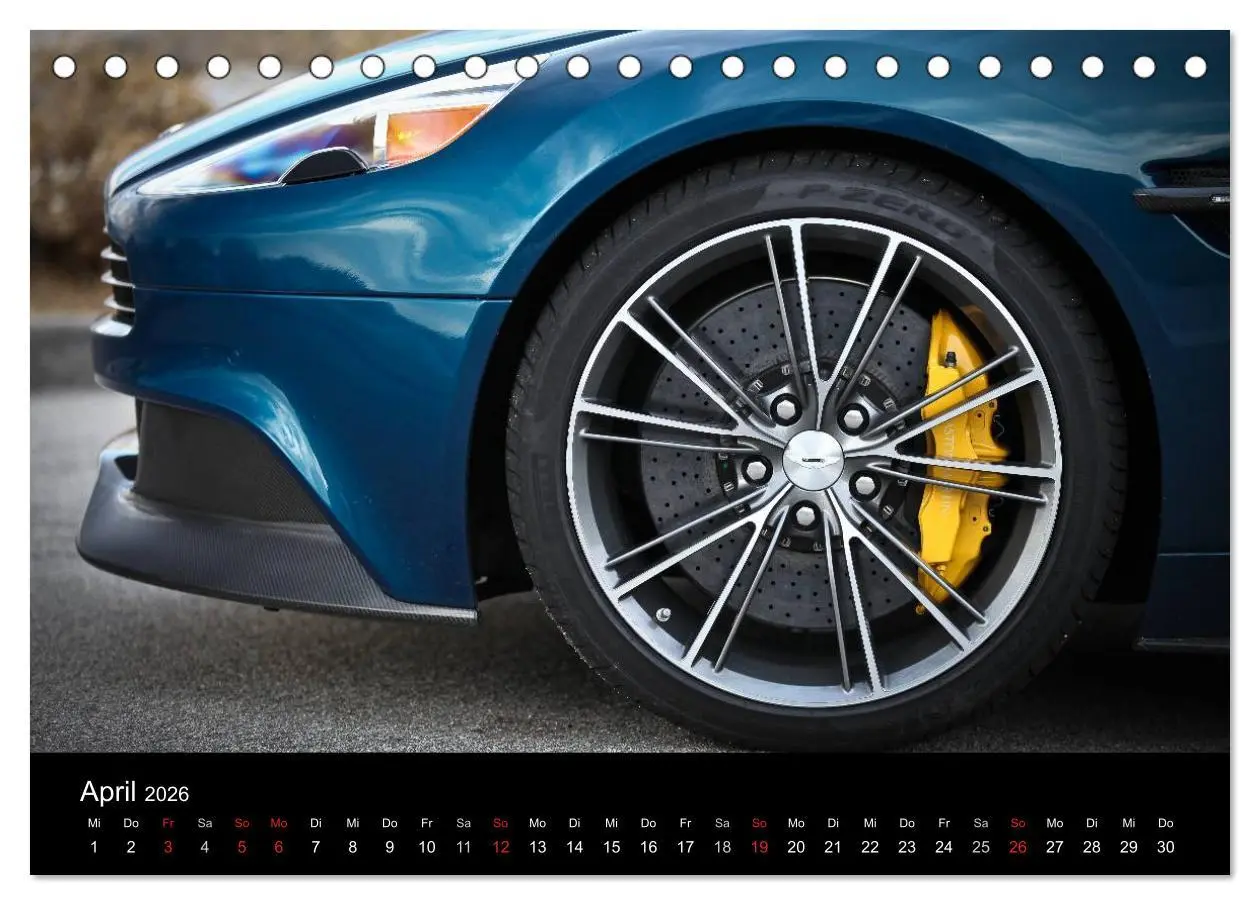 Bild: 9783516162547 | Aston Martin Vanquish Volante (Tischkalender 2026 DIN A5 quer),...