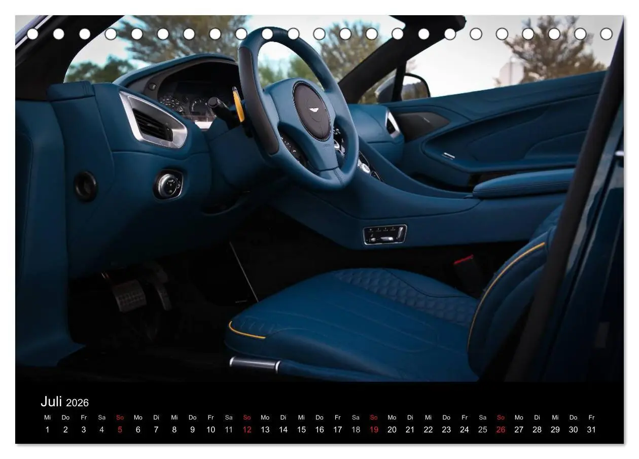 Bild: 9783516162547 | Aston Martin Vanquish Volante (Tischkalender 2026 DIN A5 quer),...